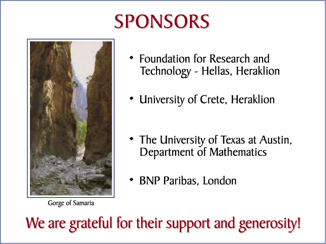 Links to the sponsors